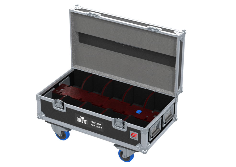 Santosom Projector Flight case PRO, 10x Chauvet Freedom Par Hex-4 / Quad-4