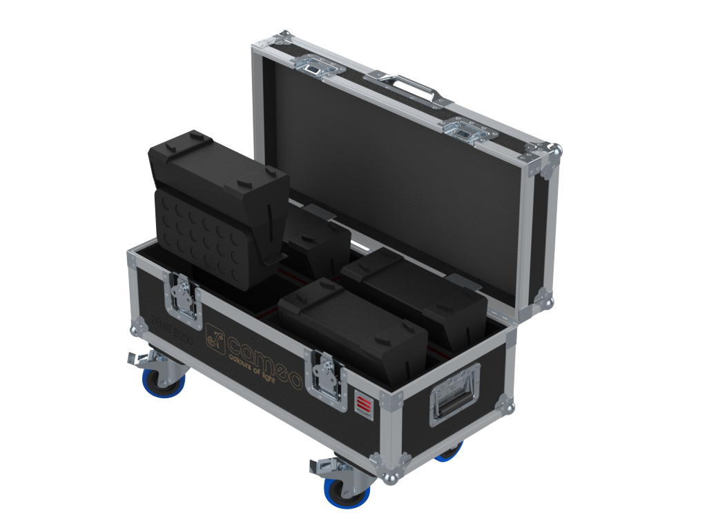Santosom Projector Flight case PRO, 4x Cameo Zenit B200