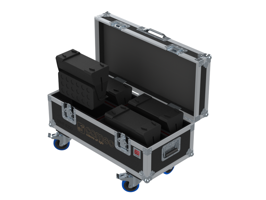 Santosom Projector Flight case PRO, 4x Cameo Zenit B200