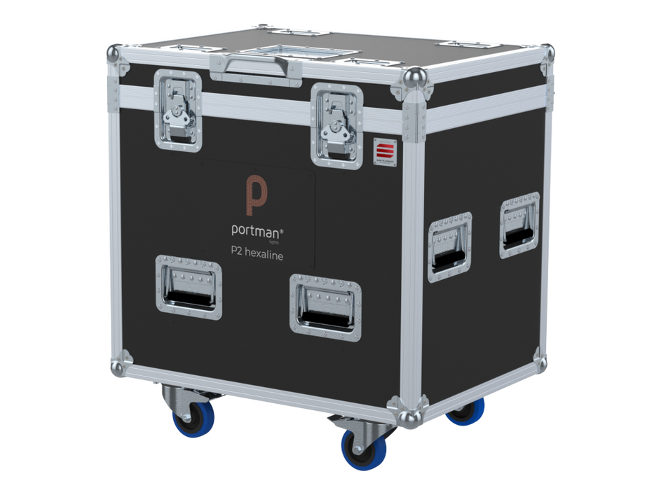 SANTOSOM Projector Flight case PRO, 2x Portman P2 Hexaline / EVO