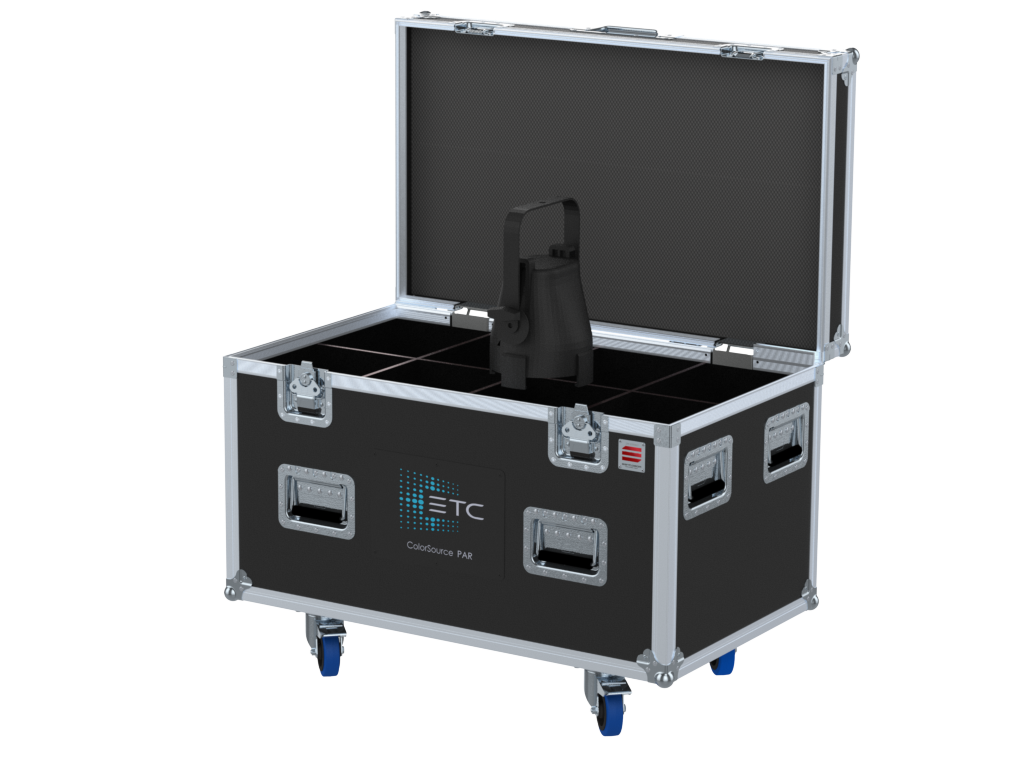Santosom Projector Flight case PRO, 8x ETC ColorSource PAR