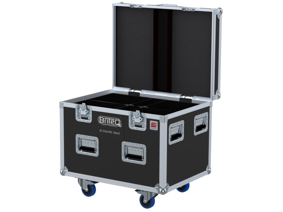 SANTOSOM Projector FC PRO, 4x Briteq BT-THEATRE 100MZ/200TW (Clamps on)