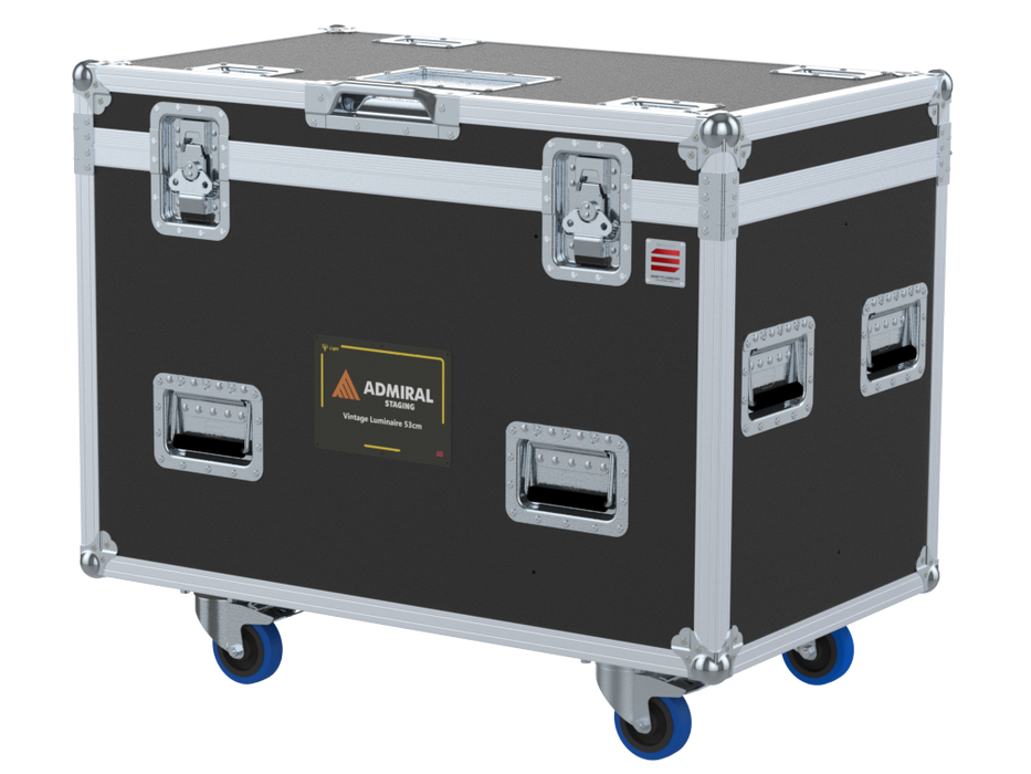 SANTOSOM Projector Flight case PRO, 2x Admiral Vintage Luminaire 53cm