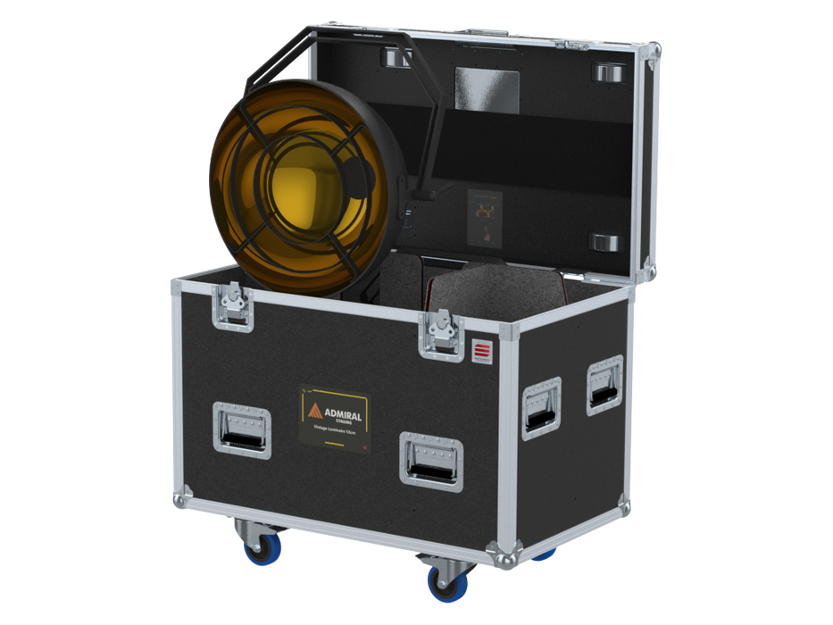 SANTOSOM Projector Flight case PRO, 2x Admiral Vintage Luminaire 53cm