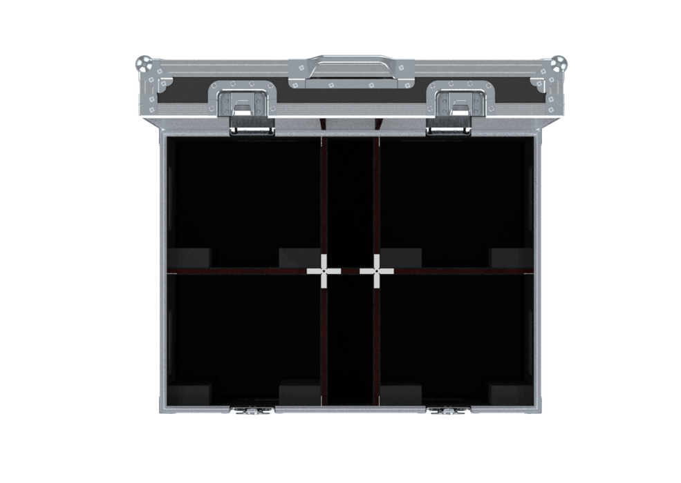 Santosom Projector Flight Case PRO, 4x Leding XPRESSION 250 RGBLA