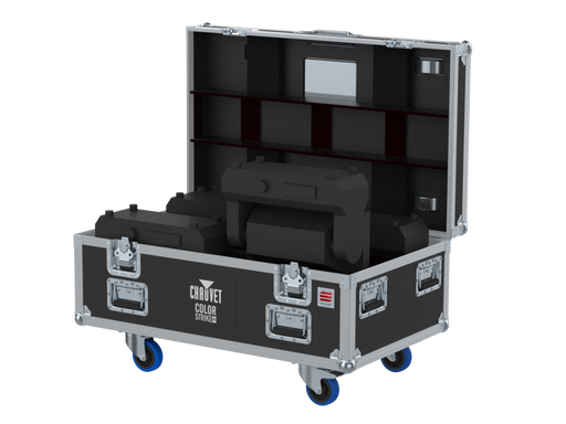 Santosom Flight case PRO-W, 4x Chauvet Color STRIKE M