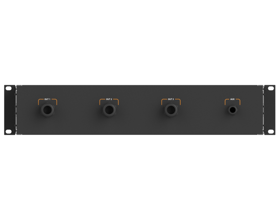 SANTOSOM 19" Rack Power Distro, 32A 5P IN/ 3 OUT Bucim + Shuko