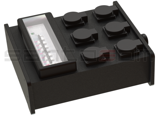 Santosom SUB-BOX, CEE 3/16 - 6x Schuko