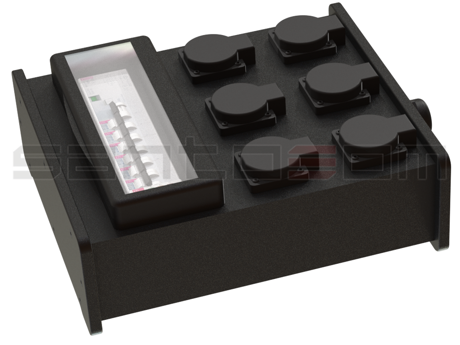 Santosom SUB-BOX, CEE 3/16 - 6x Schuko