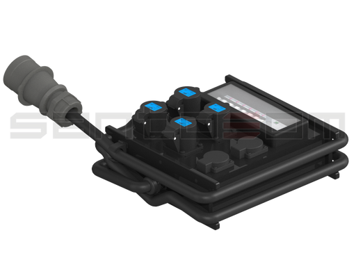 Santosom SUB-BOX, CEE 5/32 - CEE 3/16, 2x Schuko