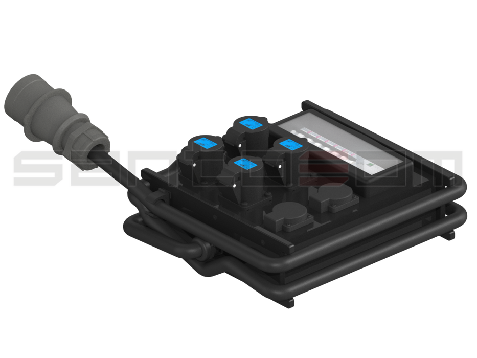 Santosom SUB-BOX, CEE 5/32 - CEE 3/16, 2x Schuko