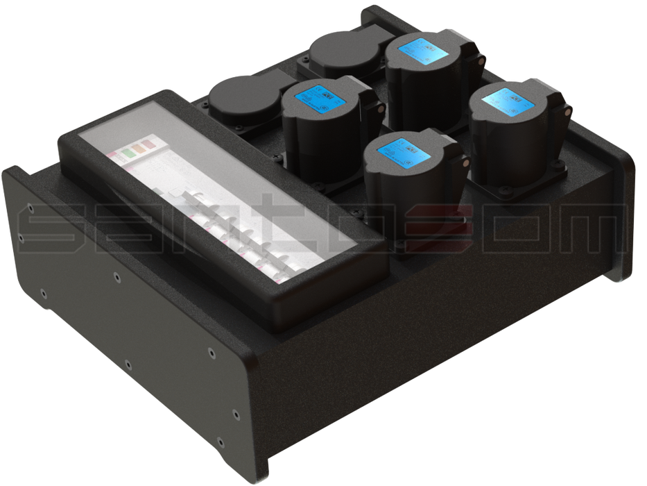 Santosom SUB-BOX, CEE 5/32 - CEE 3/16, 2x Schuko