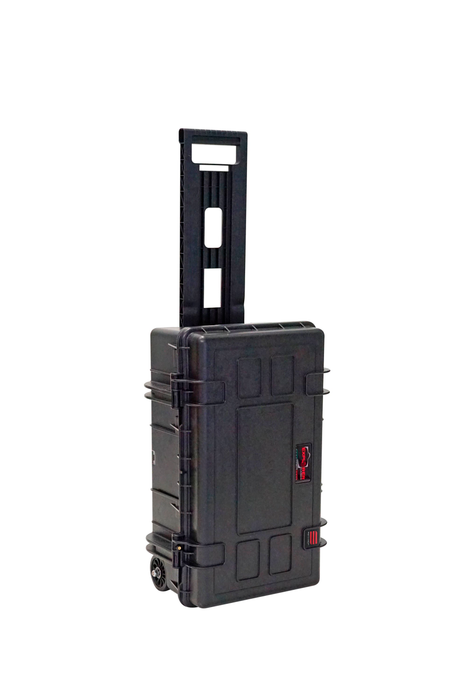 PLASTIC CASES WATERPROOF CASE Plastic case LW (538x405x250+190-60 53lt) with wheels