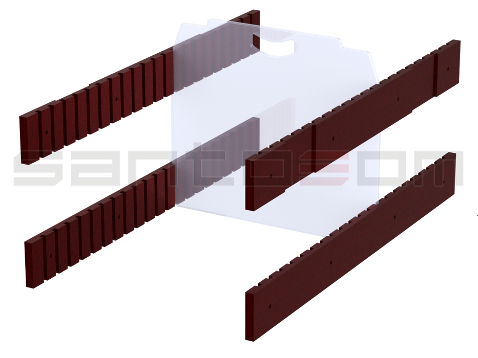 Santosom Accessory Dividing Wall Rail W For ML 90