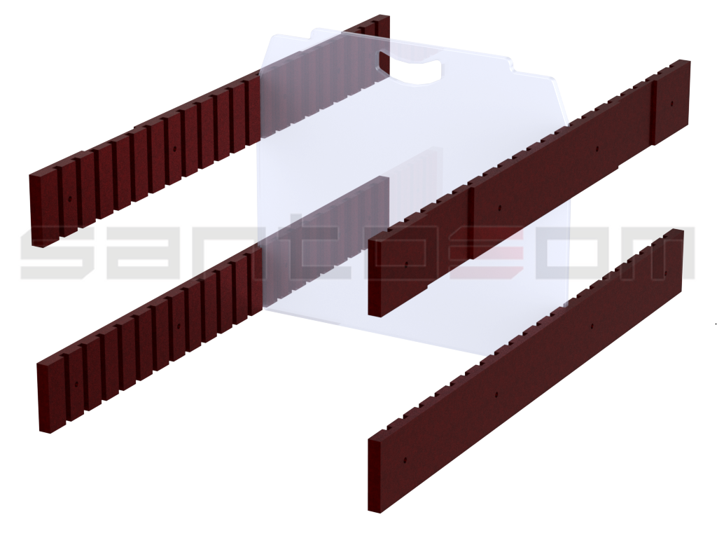 Santosom Accessory Dividing Wall Rail W For ML 100