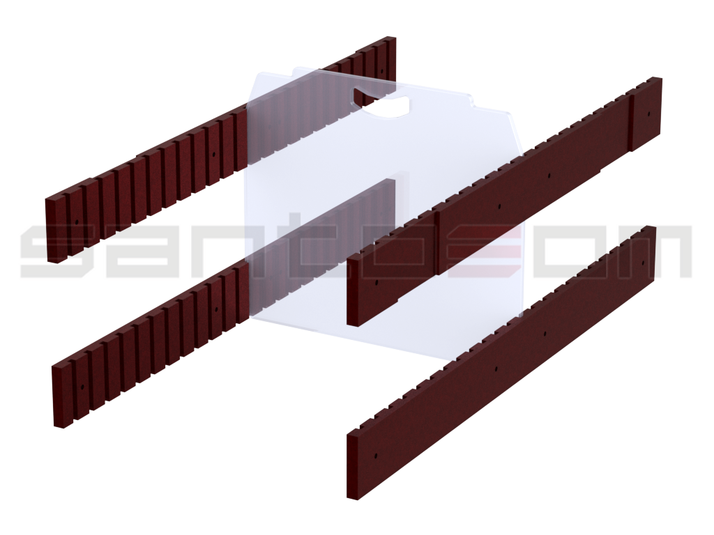 Santosom Accessory Dividing Wall Rail W For ML 130