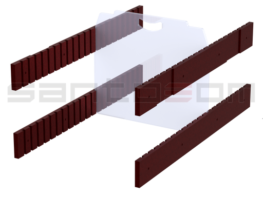 Santosom Accessory Dividing Wall Rail W For ML 145