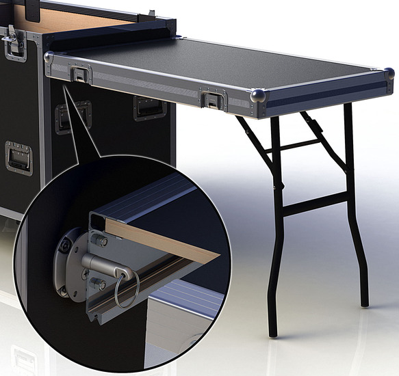 Adam Hall Hardware Aluminum Folding Table Legs