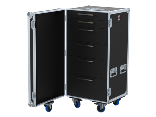 Santosom Road case RDC 2, 23U 6 drawers: 2, 2, 4, 4, 5, 6U