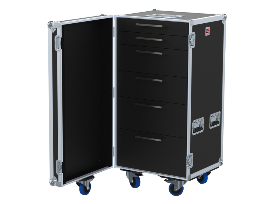 Santosom Road case RDC 2, 23U 6 drawers: 2, 2, 4, 4, 5, 6U