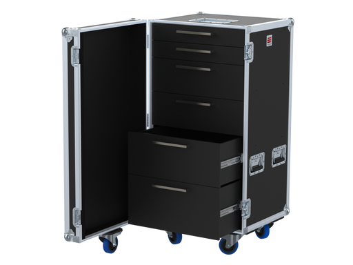 Santosom Road case RDC 2, 23U 6 drawers: 2, 2, 4, 4, 5, 6U