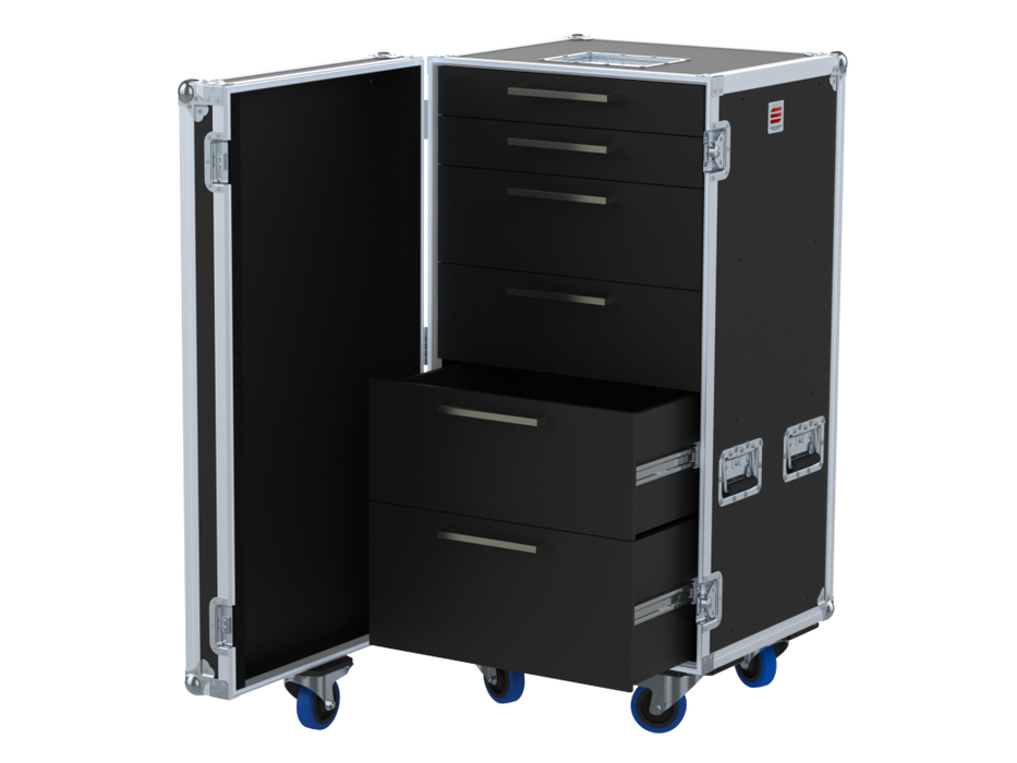 Santosom Road case RDC 2, 23U 6 drawers: 2, 2, 4, 4, 5, 6U