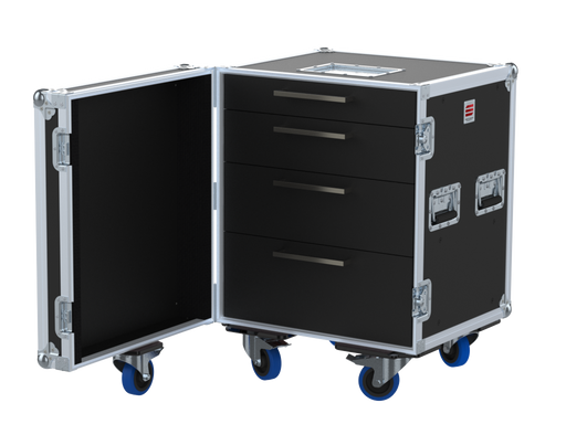 Santosom Road case RDC 2, 14U 4 Drawers: 2, 3, 4, 5U