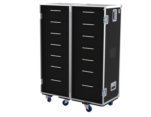 SANTOSOM Road case RDC 2 serie 160, 5 Drawers: 6 , 5, 4, 4, 4, 4, 4