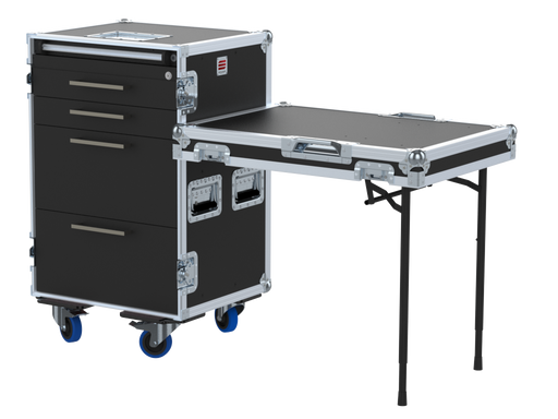 Santosom Road case Serie 100, 16U 4 drawers: 2, 2, 6, 6U