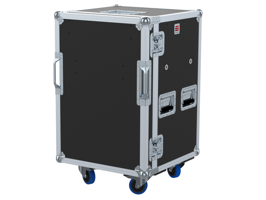 SANTOSOM Roadcase Serie 100, 16U 6 drawers: 2, 2, 3, 3, 3, 3U