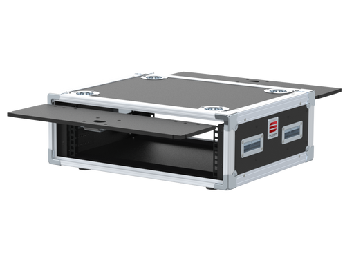 SANTOSOM   Rack Puerta Fácil, 3U 390-BRR