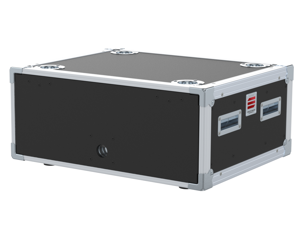SANTOSOM 19" Rack Easy Door, 4U 390-BRR