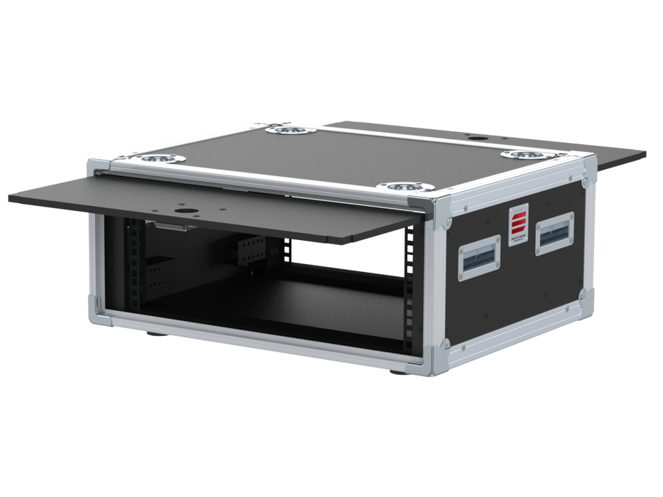 SANTOSOM 19" Rack Easy Door, 4U 390-BRR