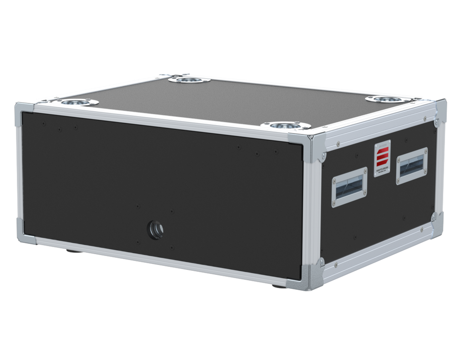 SANTOSOM 19" Rack Easy Door, 4U 390-BRR