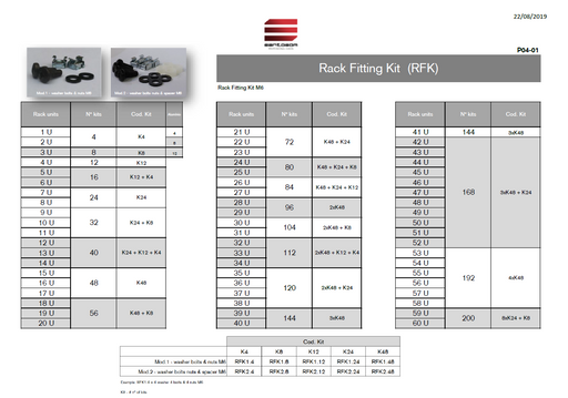 48 Rack Fitting Kit Mod.2