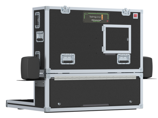 Santosom Video Controller Flight case, Production mixer BlackMagic Atem Television Stu