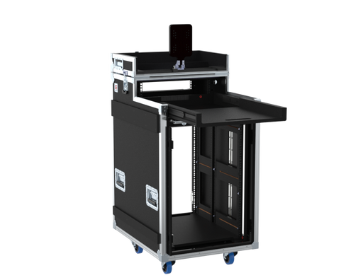 SANTOSOM Regie Single Side Sliding-Rack, 16+2U