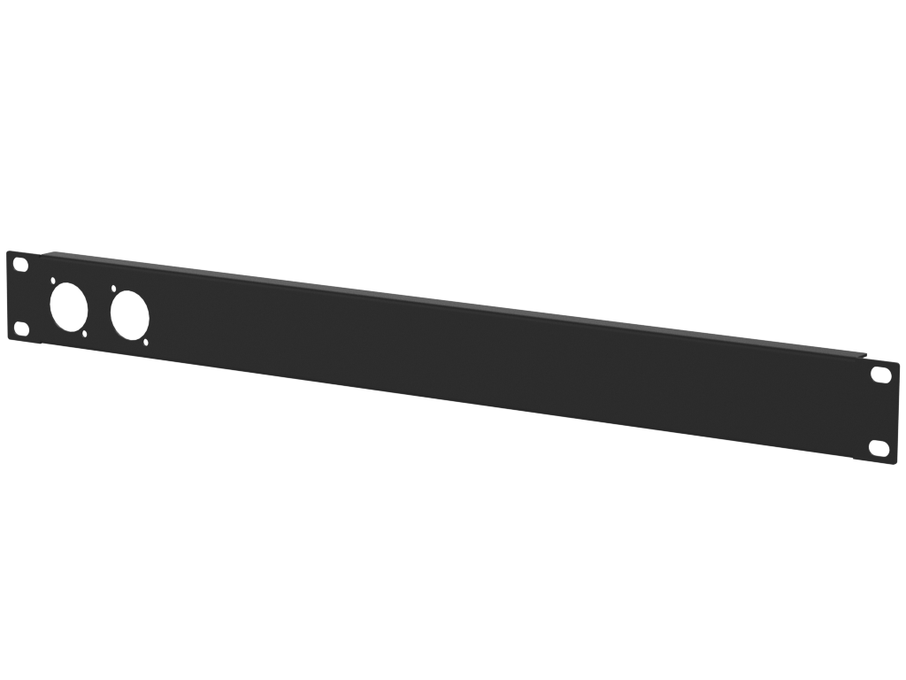 Santosom HARDWARE Rack Panel 1U, 2x D-Size