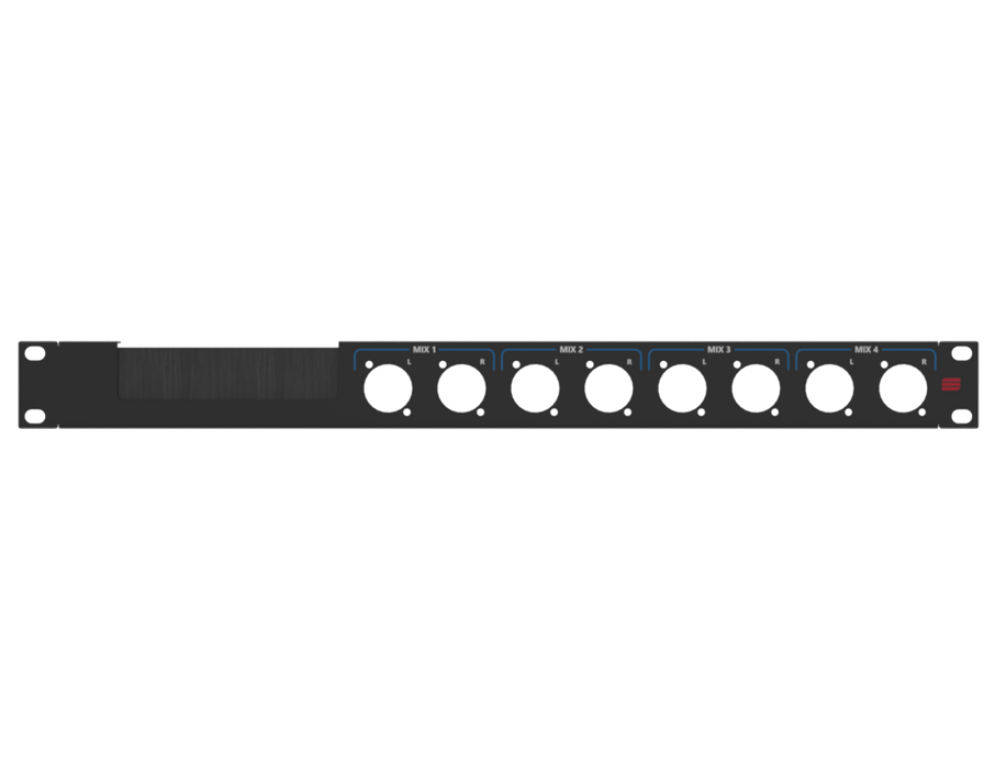 SANTOSOM HARDWARE Painel de Rack 1U, with UV imprints (MIX 1-4)
