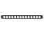 Adam Hall HARDWARE Rack Panel 1U, 14 D-Size