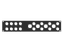 SANTOSOM HARDWARE Rack Panel, 2U 16x D-size 4x G-size