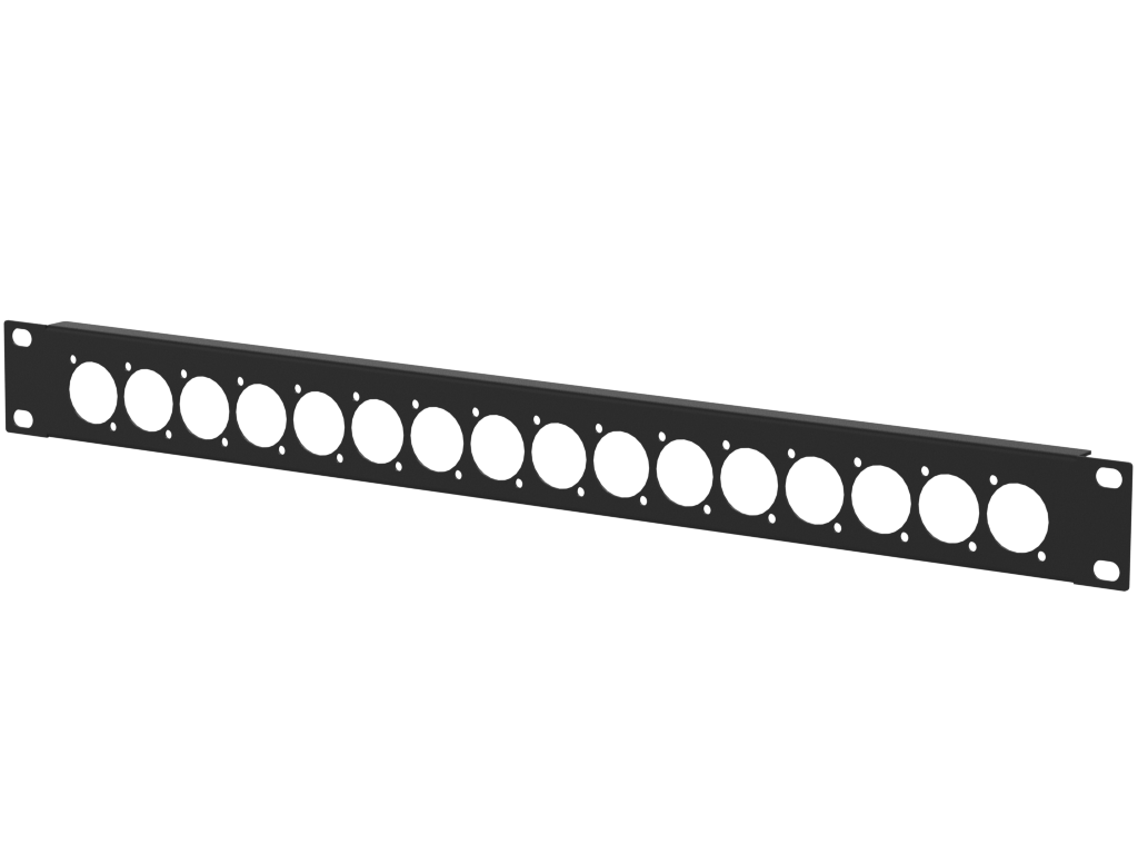 Santosom HARDWARE Rack Panel 1U, 16 D-Series