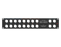 ADAM HALL HARDWARE 19" Rack Panel 2U, Nexo NXAMP/Dante