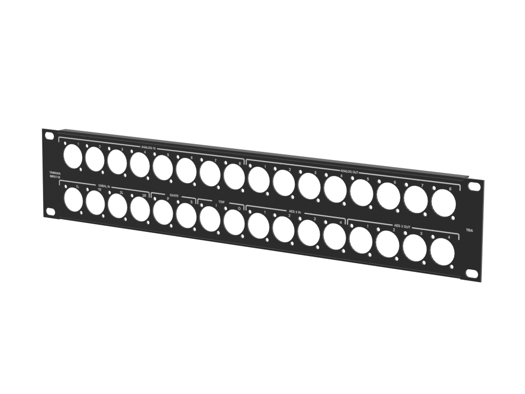 SANTOSOM HARDWARE Rack Panel 2U, printed, 32x D-Size (RMX7-1)
