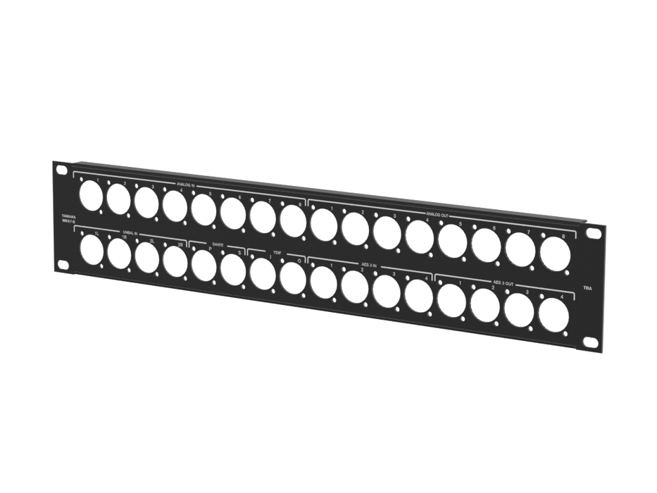 SANTOSOM HARDWARE Rack Panel 2U, printed, 32x D-Size (RMX7-1)