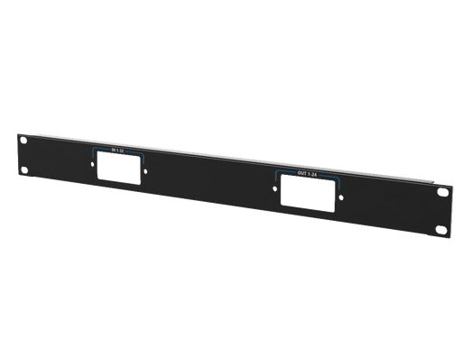 Adam Hall Hardware Painel de Rack 1U, com impressão (IN 1-32, OUT 1-24)