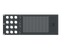 SANTOSOM HARDWARE 4U Vent door with mounting holes, 12x D-Size