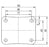 Adam Hall Hardware Colson, Swivel Castor Ø100mm 200kg, Double Break