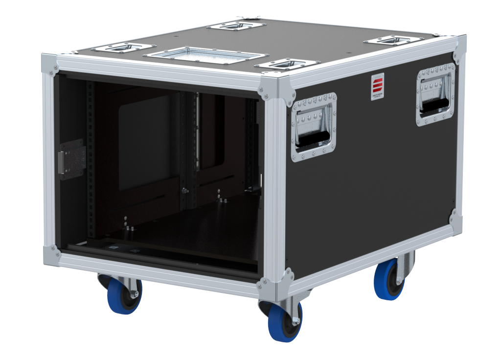 SANTOSOM 19" Rack Side Sliding, 8U 640-BRR