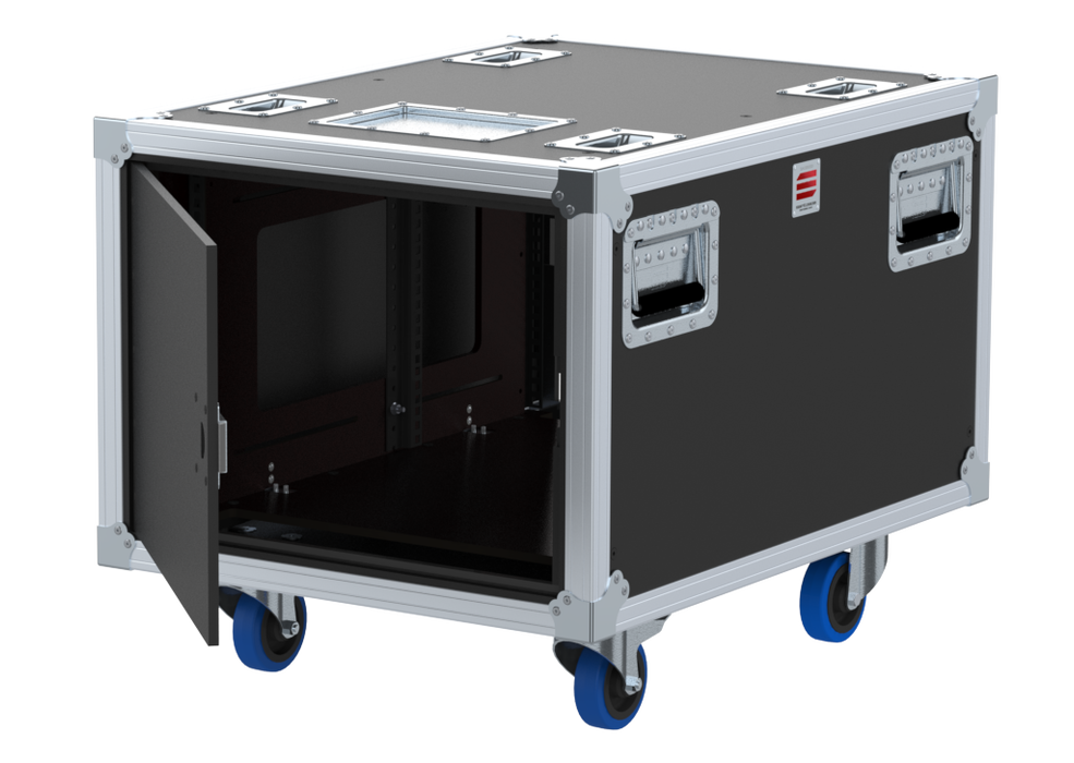 SANTOSOM 19" Rack Side Sliding, 8U 640-BRR
